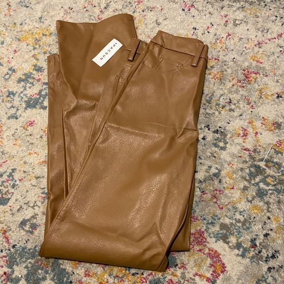 PacSun, chocolate, pho-leather pants - Picture 4 of 5